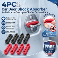 4pcs Car Door Shock Absorber Anti-vibration Soundproof Buffer Cushion Pads