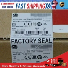 New AB 1766-L32BXB MicroLogix 1400 32 Point Controller 1766L32BXB US Free Tax