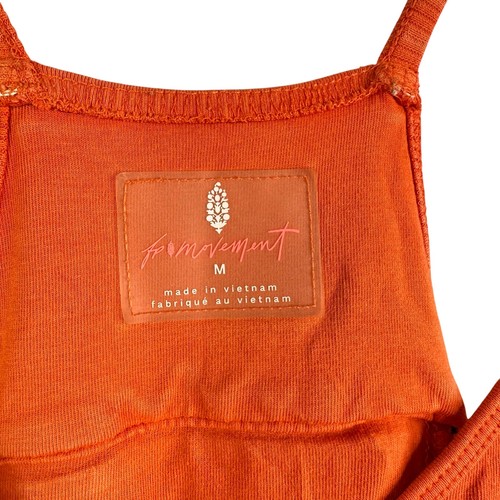 Free People FP Movement Women's Hot Shot Jumpsuit Romper Orange Size medium - Picture 7 of 10