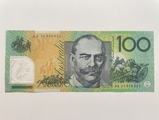 2011 $100 VF First Prefix Australian Note Stevens Henry r621cf. See photos.