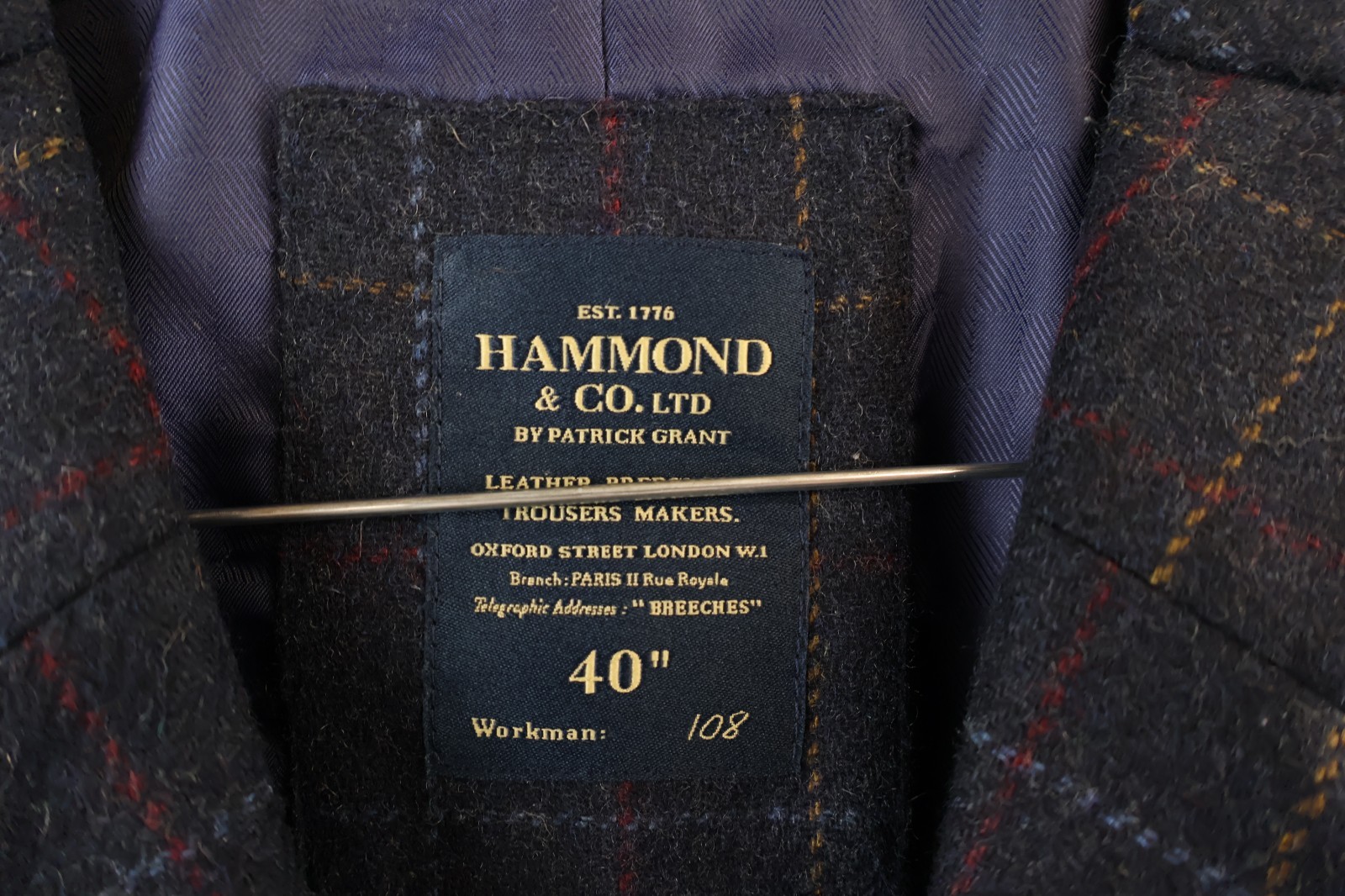 Navy Blue Wool Waistcoat for Men, Size 40 - Smart Casual Wear image 5