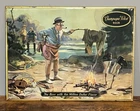 Vintage CHAMPAGNE VELVET Beer Original Authentic TOC Metal Advertising Bar Sign!