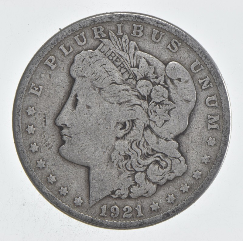 1921-S Morgan Silver Dollar - Last Year Issue 90% $1 Bullion *301