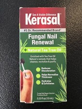 Kerasal Renewal Nail Repair Solution with Tea Tree Oil for Damaged Nails 0.33 oz