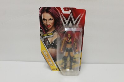 NEW IN BOX SASHA BANKS WWE ACTION FIGURE - NXT FIRST TIME IN THE LINE AF615