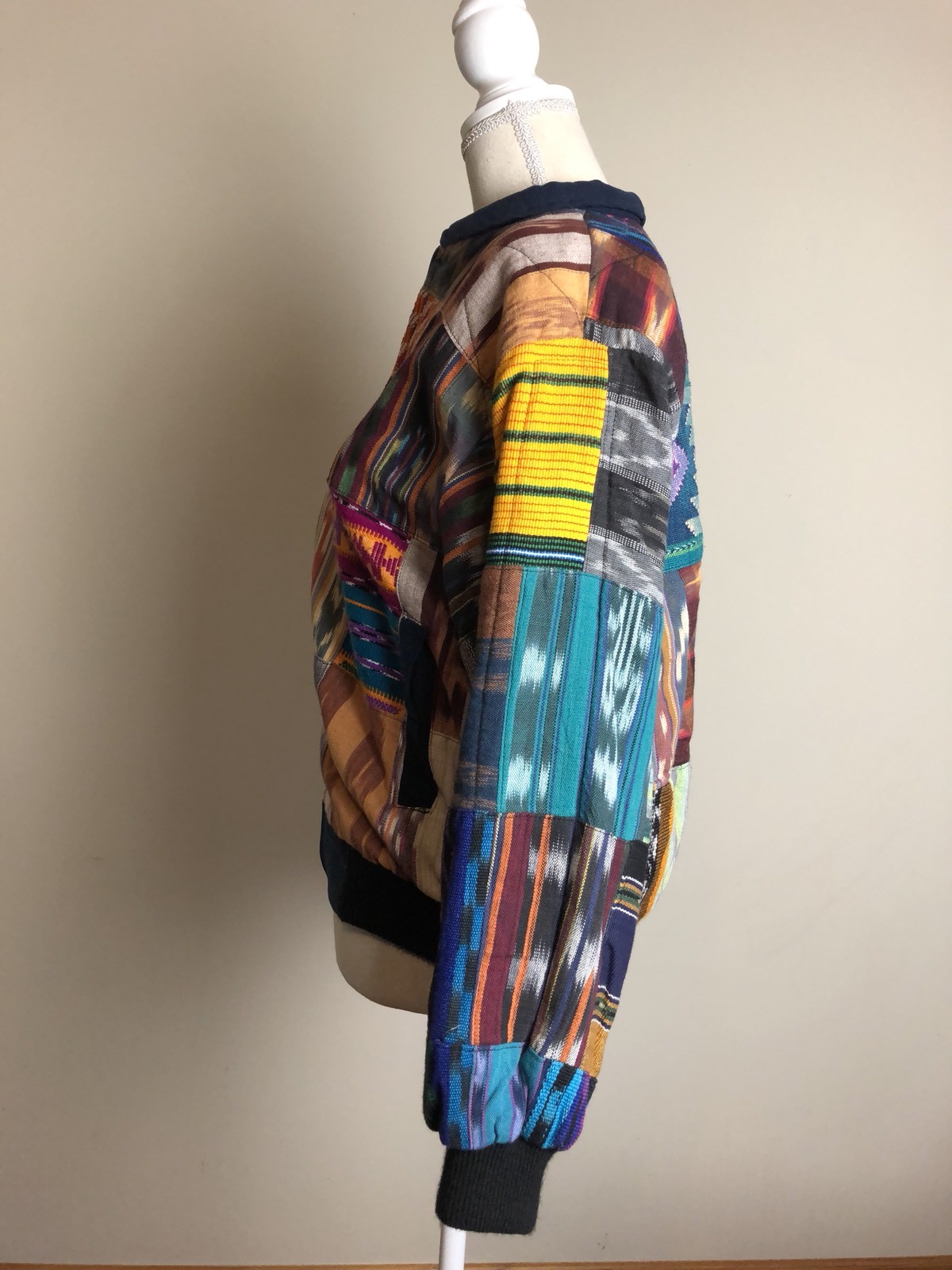 1950s Mayan Textile Patchwork Chi Chi Jacket Tres… - image 5