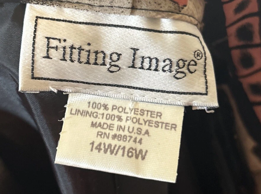 Chaqueta Blazer De Colección Fitting Image Para Mujer Talla 14/16 100% Poliéster Foto 3 de 4