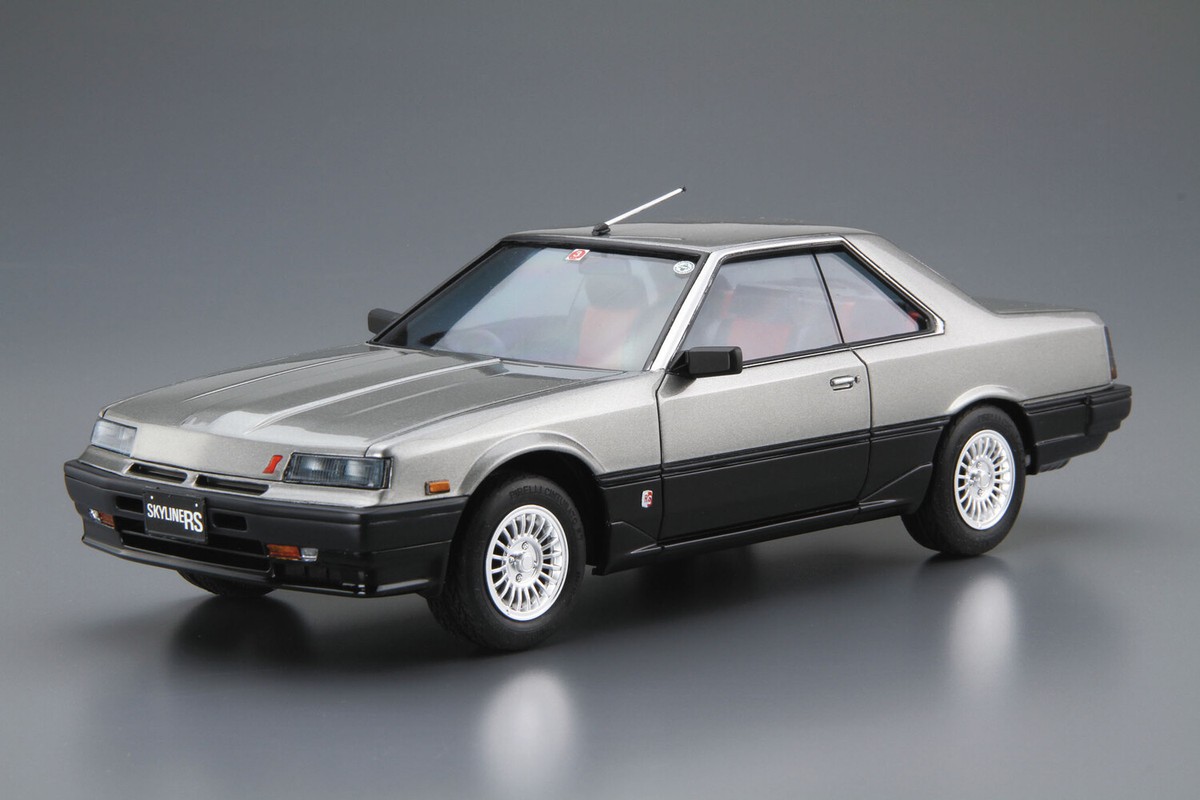 HR30 Skyline HT 2000 Turbo GT-E-S 2色セット 1981 Nissan Skyline HT2000 Turbo GT-E-S 2-Door Car 1/24 Aoshima