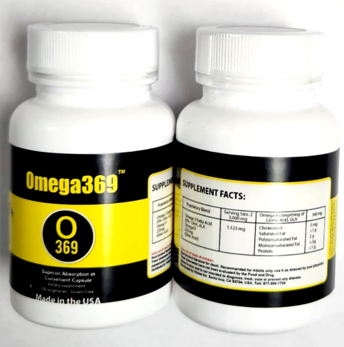 Advanced Omega369  EPA, DHA and GLA (Softgel 2 bottle) - Image 2 of 4