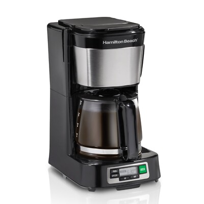 Hamilton Beach FrontFill Mini Brew 5 Cup Programmable Coffee Maker