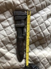 P. S. & W. Co. 6โ Solid Bar Adjustable Wrench Pat'd 1896 Made in the USA