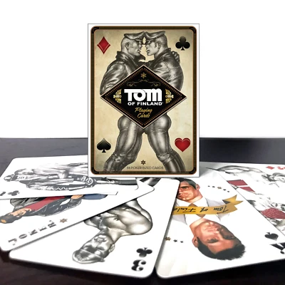 TOM OF FINLAND PLAYING CARDS POKER SIZE PACK OF 54 GAY PLAYING CARDS