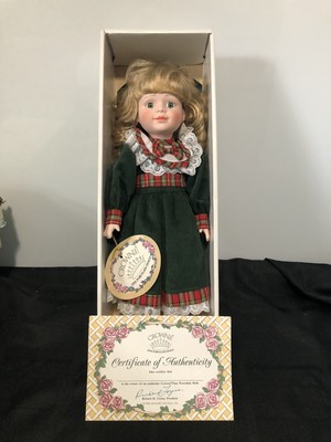 crown porcelain dolls