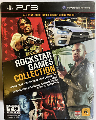 Rockstar Games Collection -- Edition 1 (Sony PlayStation 3, 2012) Sealed