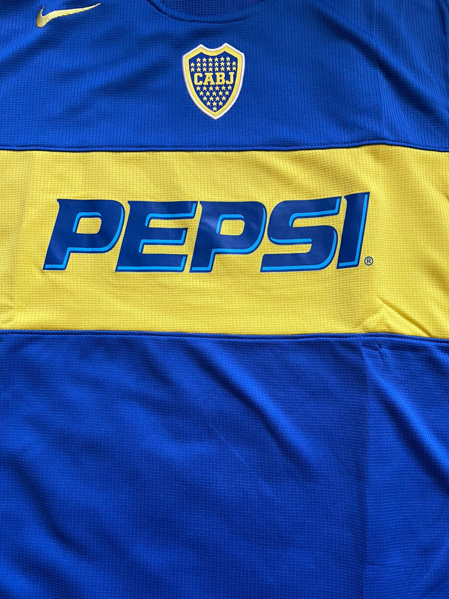 2004/05 Boca Juniors Home Jersey #9 Palermo XL Nike Soccer 2004/05 Boca Juniors Home Jersey #9 Palermo XL Nike Soccer