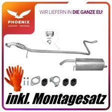 fü Ford Fiesta VI 1.25 1.4 (ab 2008) Auspuffanlage Mittelrohr+Endschalldämpfer