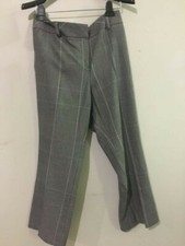 7th Avenue Size 12 Design Studio New York  Co Plaid Gray Purple Dress Pant