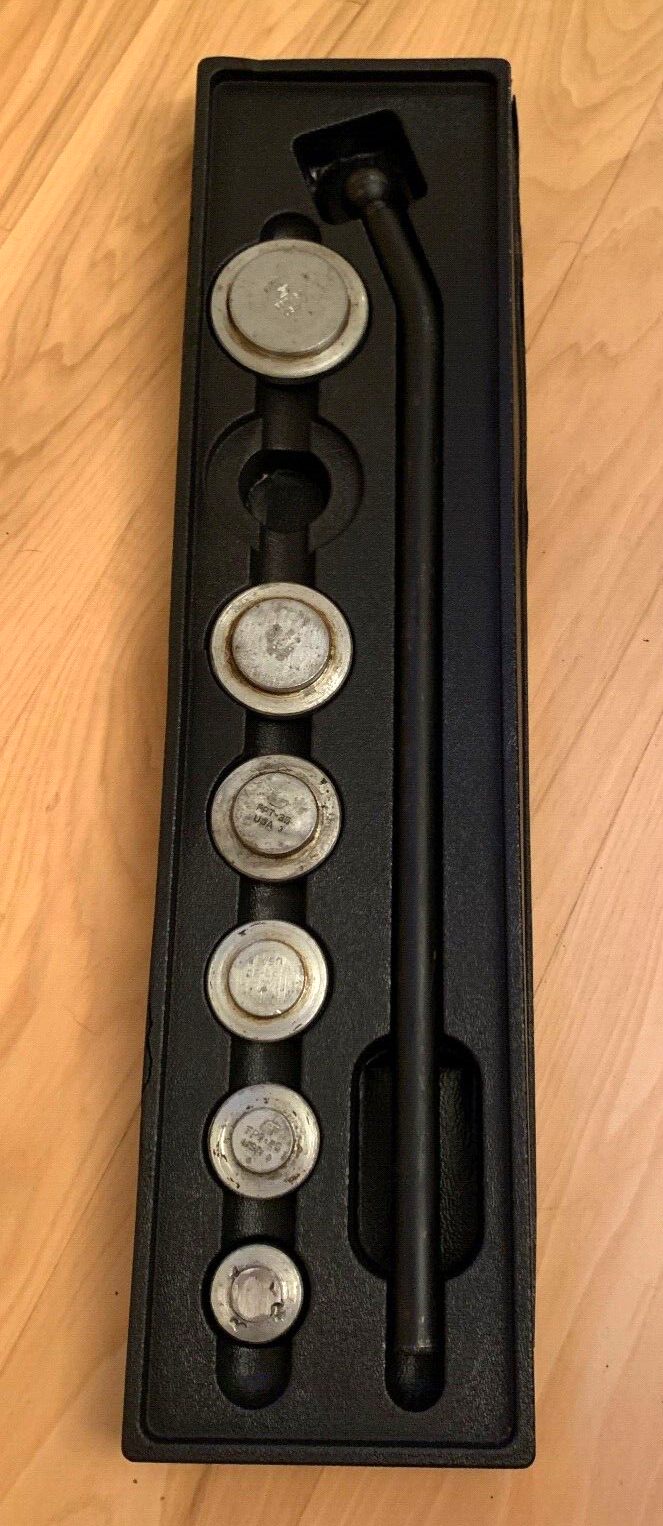 Snap On Tools METRIC Freeze Plug Installer Set Lot Tray Ball Arm