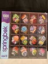 Springbok's 1000 Piece Jigsaw Puzzle  Colorful Caps  New Sealed in Box