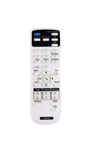 NEW GENUINE EPSON WH6925 HA90 REMOTE CONTROL w/batteries | eBay