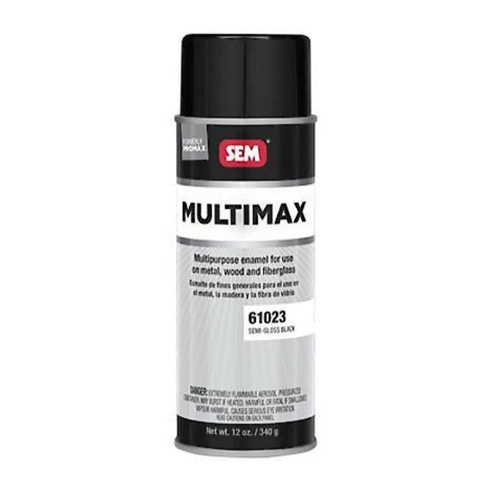 SEM 61023 | Multimax (Formerly Promax), 16 oz. Aerosol Can, Semi-Gloss Black