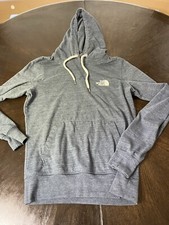 North Face Hoodie Womens Small Blue Long Sleeve Lightweight Sweatshirt Pullover