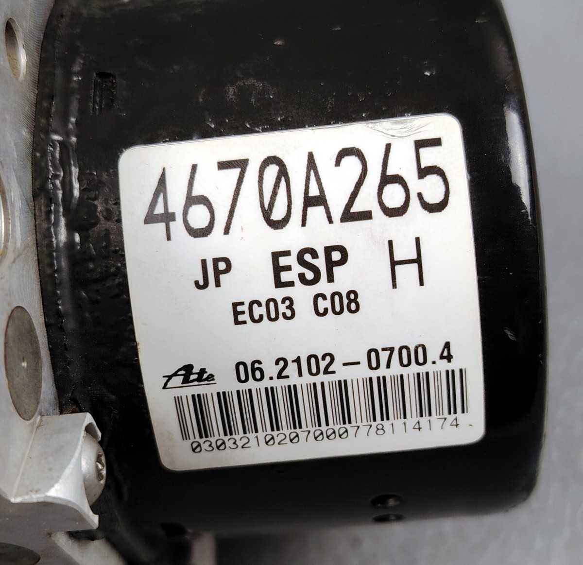 07 12 Mitsubishi Lancer CJ CX CY ABS ANTI LOCK BRAKE Pump 07 12 Mitsubishi Lancer CJ CX CY ABS ANTI LOCK BRAKE Pump