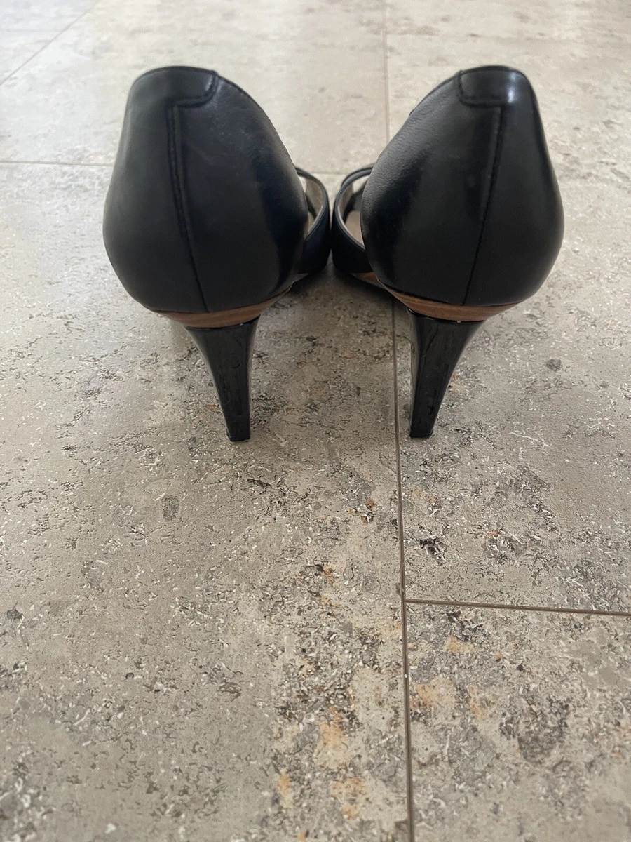 M&s black wedges sale