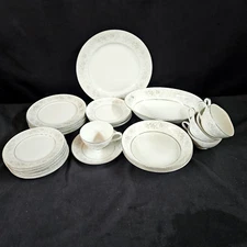 Camelot China Carrousel 1315 Japan Dish Set Bowls, Plates, Tea Cups, Saucer