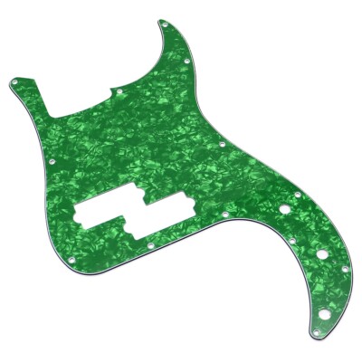 4-Ply P Bass Pickguard PB Scratch Plate for 4 String Precision Bass Green Pearl