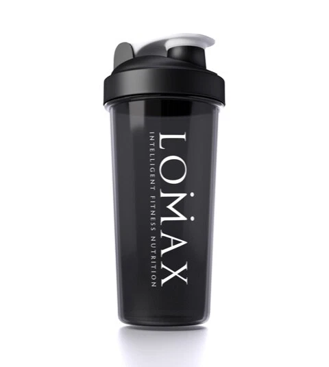 shaker bottle protein mixer, with internal mixer, black, 600ml BOX OF 72 SHAKERS