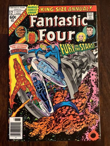 Fantastic Four Annual 12 Marvel 1977 FN/VF Inhumans