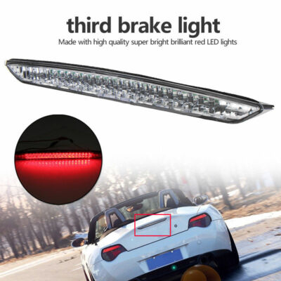For BMW E85 Z4 02-08 Third White Clear Brake Stop Tail Light Lamp