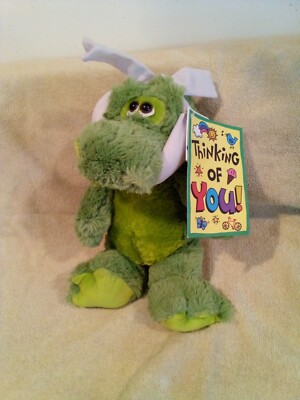 WILD REPUBLIC 2014 GET WELL SOON BUDDIES ALLIGATOR  THINKING OF YOU WITH TAG 