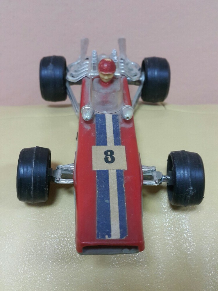 VINTAGE FERRARI CAR TOY FORMULA N8 SOVIET ERA RUSSIA USSR CCCP ESTONIA PLASTIC