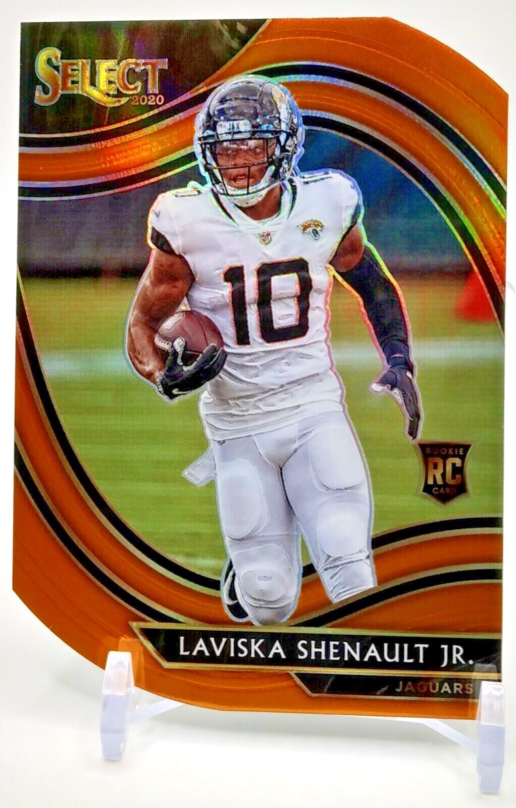 2020 Panini Select Field Level Orange Prizm Die-Cut Laviska Shenault JR. Rookie