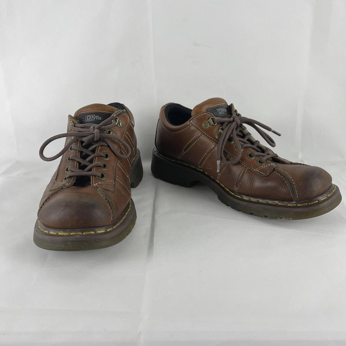 Dr Martens AW004 Ankle Boots Mens Brown Leather Size 11