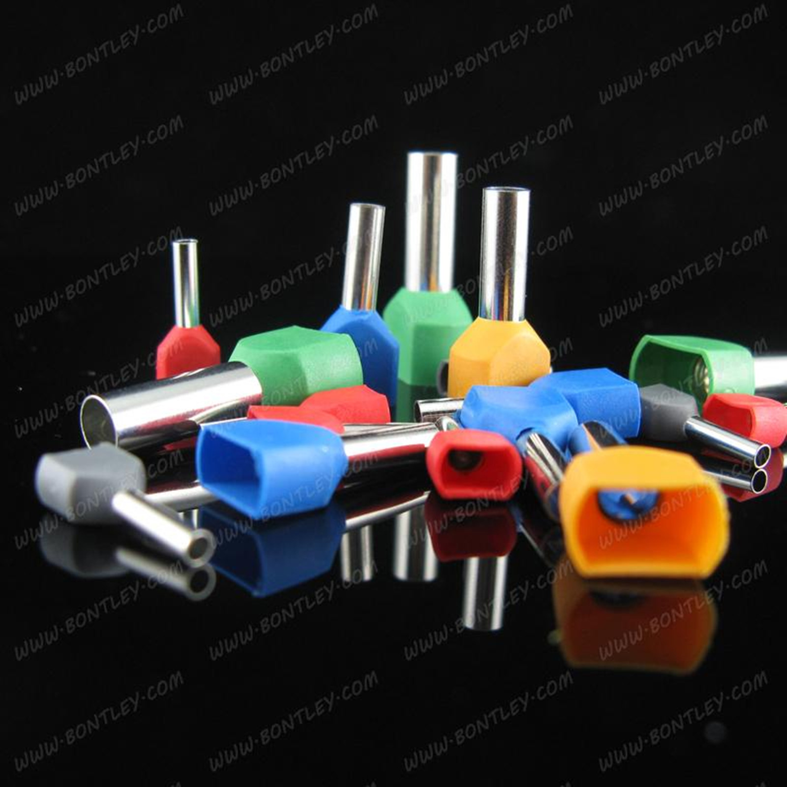 200pcs 7 AWG 10.0mm² PreInsulated Terminals Wire Ferrules End Sleeve