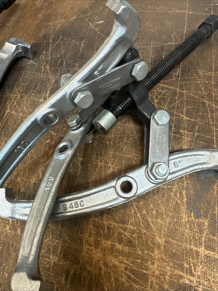 Juego de extractores de engranajes de tres mordazas PITTSBURGH 3" 4" 6" 8" pulgadas forjado ENVÍO GRATUITO Foto 3 de 4