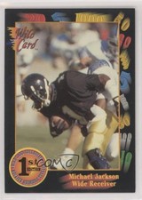 1991 Wild Card Draft Michael Jackson #10 Rookie RC 1i3. rookie card picture