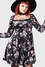 KILLSTAR Imperia Long Sleeve Dress In Pink