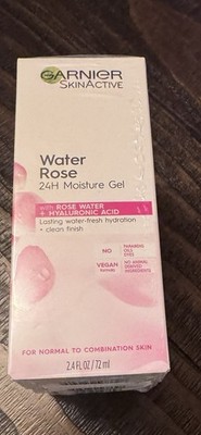 Garnier SkinActive Water Rose 24H Moisture Gel Hyaluronic Acid 2.4oz  Lot Of 3