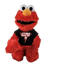 Let's Rock Elmo Animated Singing 14'' Plush Sesame Street Hasbro Toy 2010