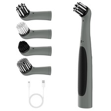 Rechargeable Electric Cleaning Brush with 4 in 1 Multiple Brush Heads and USB...