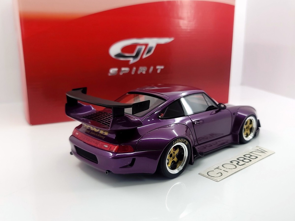 Broke Porsche 911 (993) RWB Metallic Purle Ltd 3000pcs 1/18