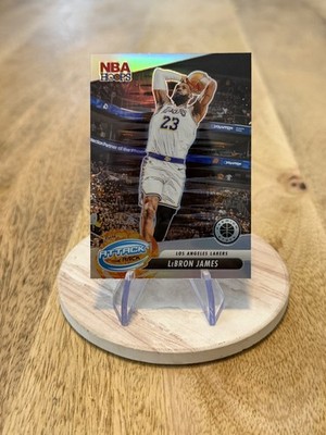 2023-24 Panini Nba Hoops Premium Stock - Attack the Rack LeBron James #4 Silver
