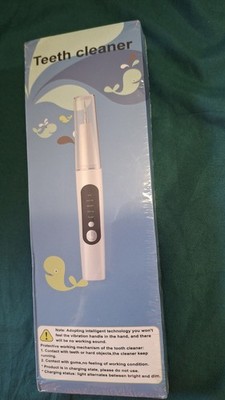 Portable Electric Teeth Cleaner home plaque and tartar removal Brand New Box OBO