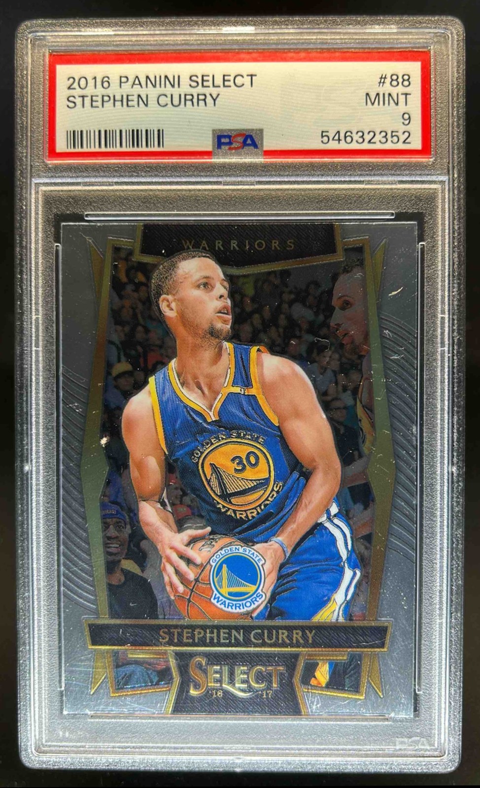 2016-17 Select Stephen Curry Concourse #88 Warriors PSA 9