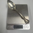 Towle sterling silver Old Colonial teaspoon monogram 5 5/8" “J” 26 grams
