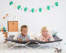 Regalo My Cot Twin Portable Toddler Bed, Includes Fitted Sheet, Gray